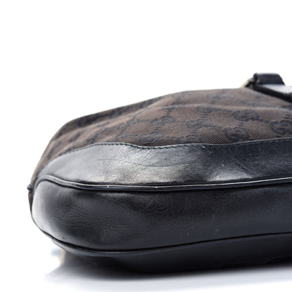 Gucci Monogram Small Jackie O Hobo Dark Brown 8 of 12