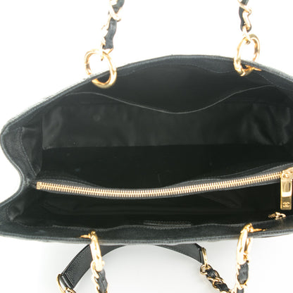 Chanel Caviar Quilted Grand Shopping Tote GST Black 5 of 7