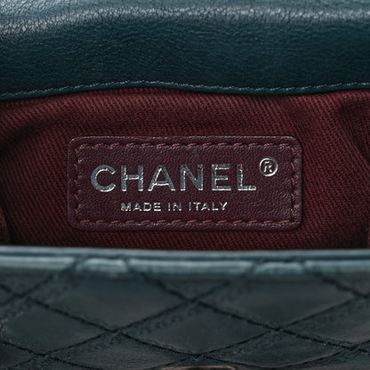 Chanel Calfskin Small Coco Sporran Tassel Flap Dark Green 6 of 9