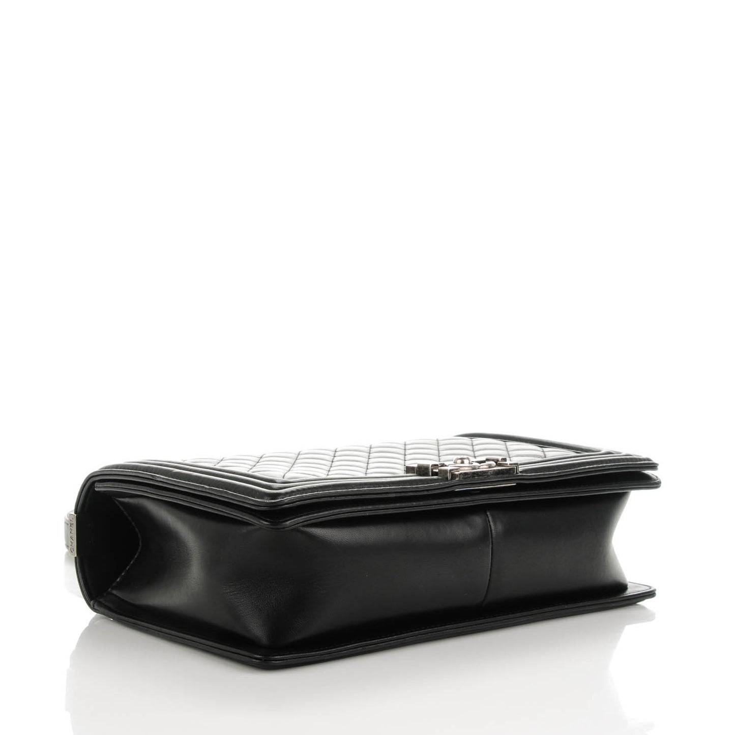 Lambskin Quilted New Medium Boy Flap Black