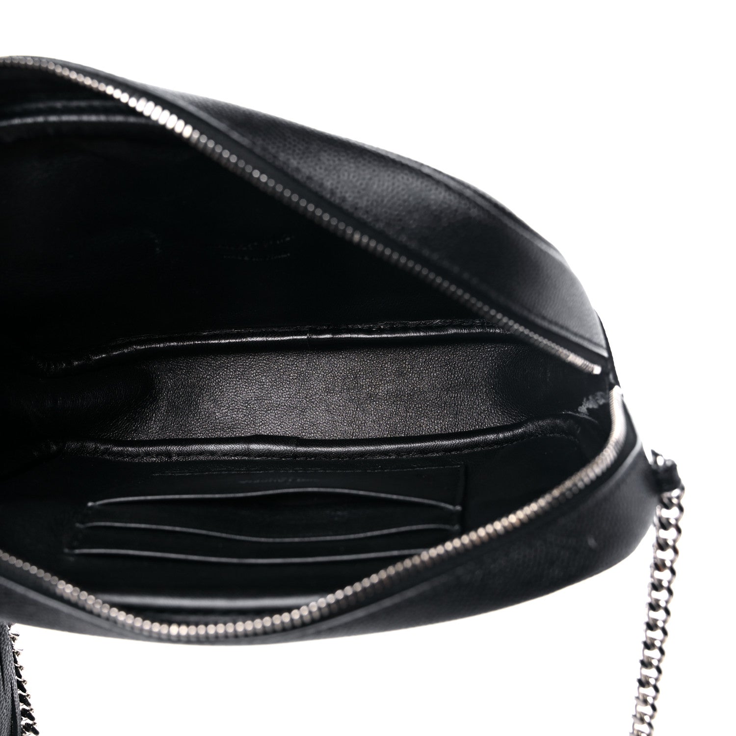 Saint Laurent Grain De Poudre Matelasse Monogram Mini Lou Camera Bag Black 5 of 11