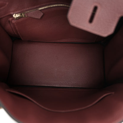 Hermes Togo Birkin 25 Rouge H 5 of 13