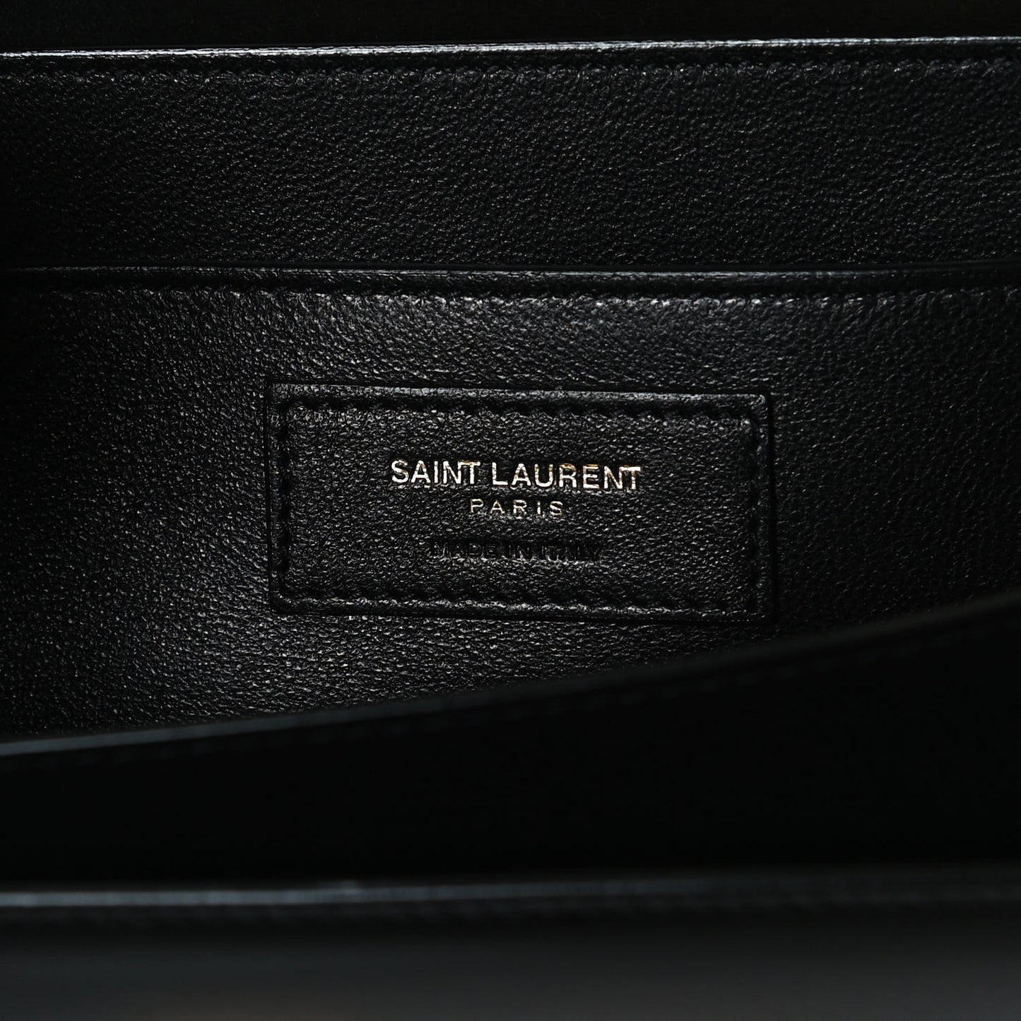 Smooth Calfskin Medium Domino Shoulder Bag Black