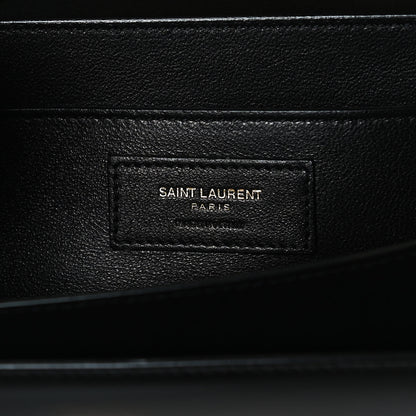 Saint Laurent Smooth Calfskin Medium Domino Shoulder Bag Black 7 of 11