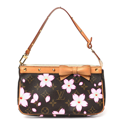 Louis Vuitton Monogram Cherry Blossom Pochette Accessories Brown 1 of 10