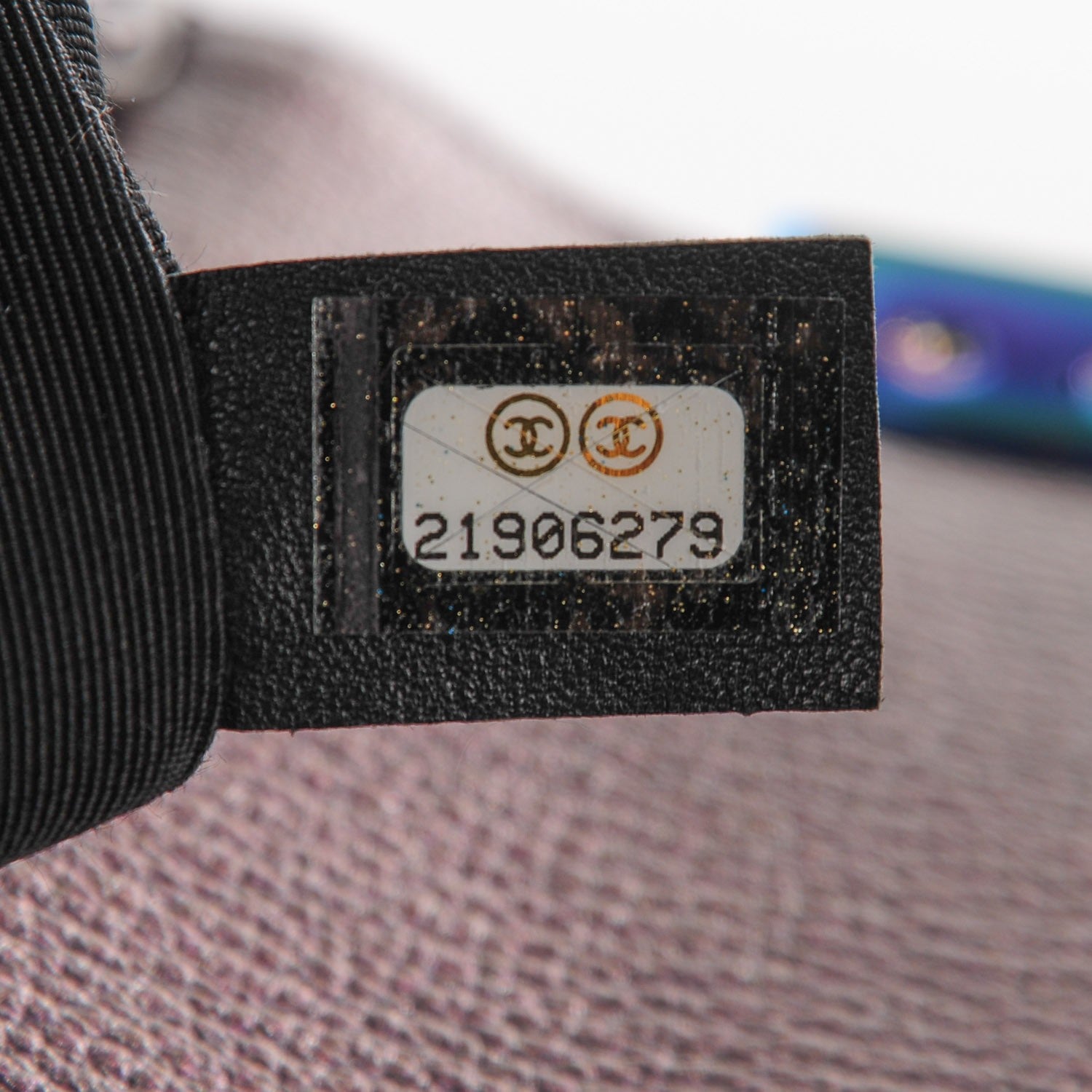 Chanel Iridescent Goatskin Quilted New Medium Boy Flap Purple 9 of 9