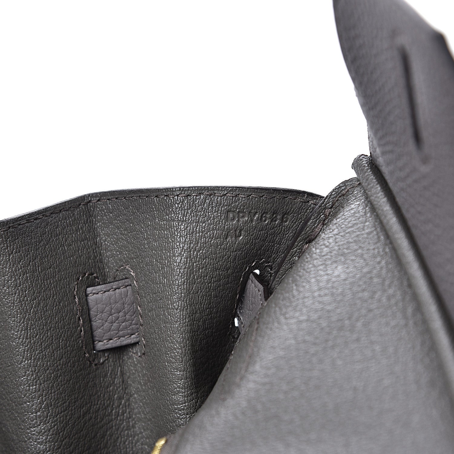 Hermes Togo Birkin 30 Etain 6 of 9