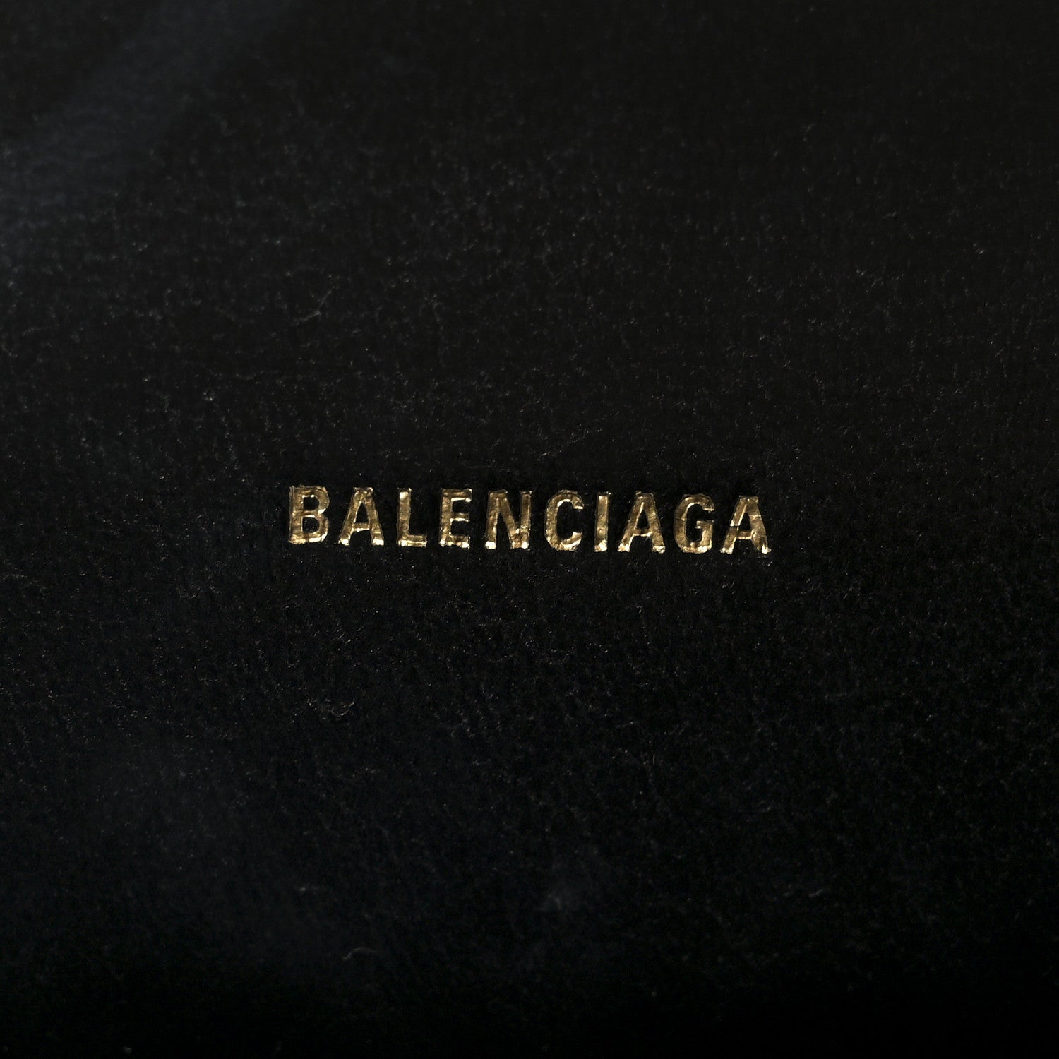 Balenciaga Metallic Calfskin Crocodile Embossed Hourglass Top Handle Bag XS Gold Gold 6 of 11