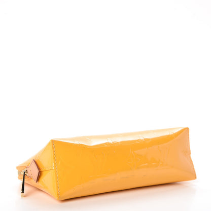 Louis Vuitton Vernis Cosmetic Pouch Jaune Passion 4 of 9