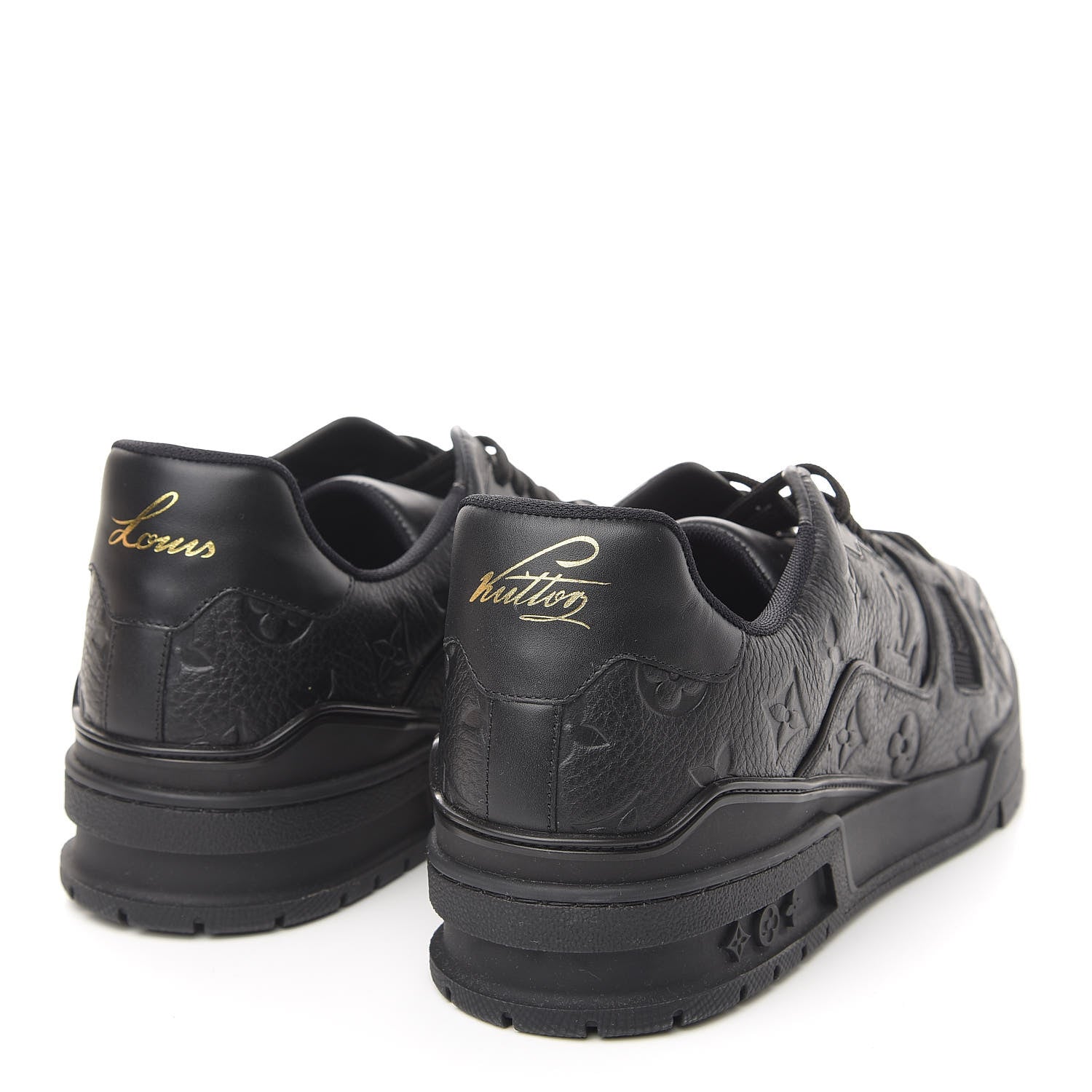 Louis Vuitton Empreinte LV Trainer Sneaker 9.5 Black 4 of 10