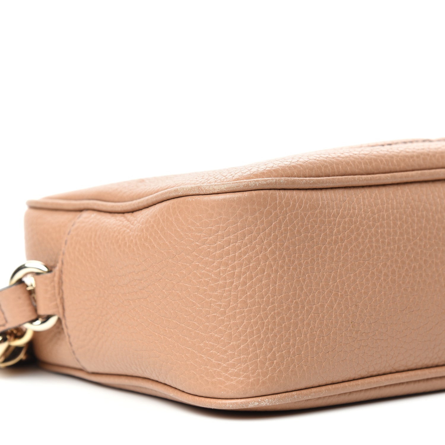 Gucci Pebbled Calfskin Small Soho Disco Bag Camelia 8 of 10