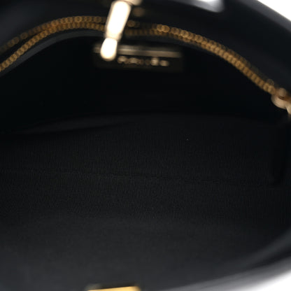 Chanel Aged Calfskin Quilted Mini 31 Shopping Bag Black 5 of 10
