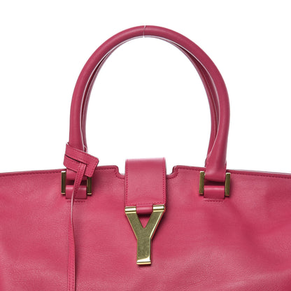 Saint Laurent Calfskin Medium Classic Y Cabas Fuchsia 14 of 19