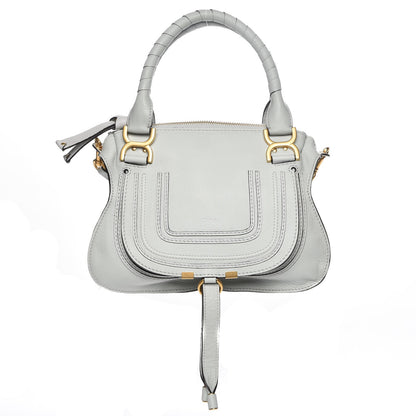 Chloe Calfskin Small Marcie Satchel Airy Grey 1 of 8