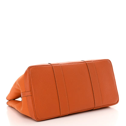 Hermes Toile Negonda Garden Party Tote 36 MM Orange 4 of 15