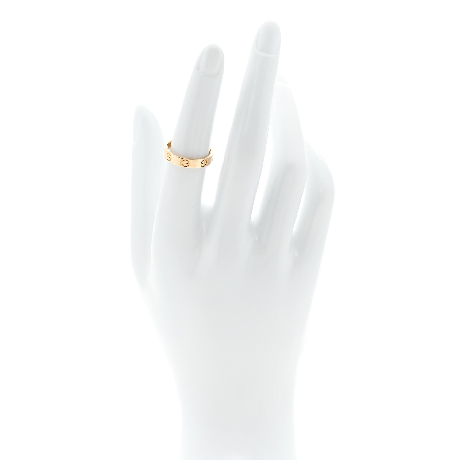 Cartier 18K Yellow Gold 3.5mm LOVE Wedding Band Ring 52 6 2 of 5