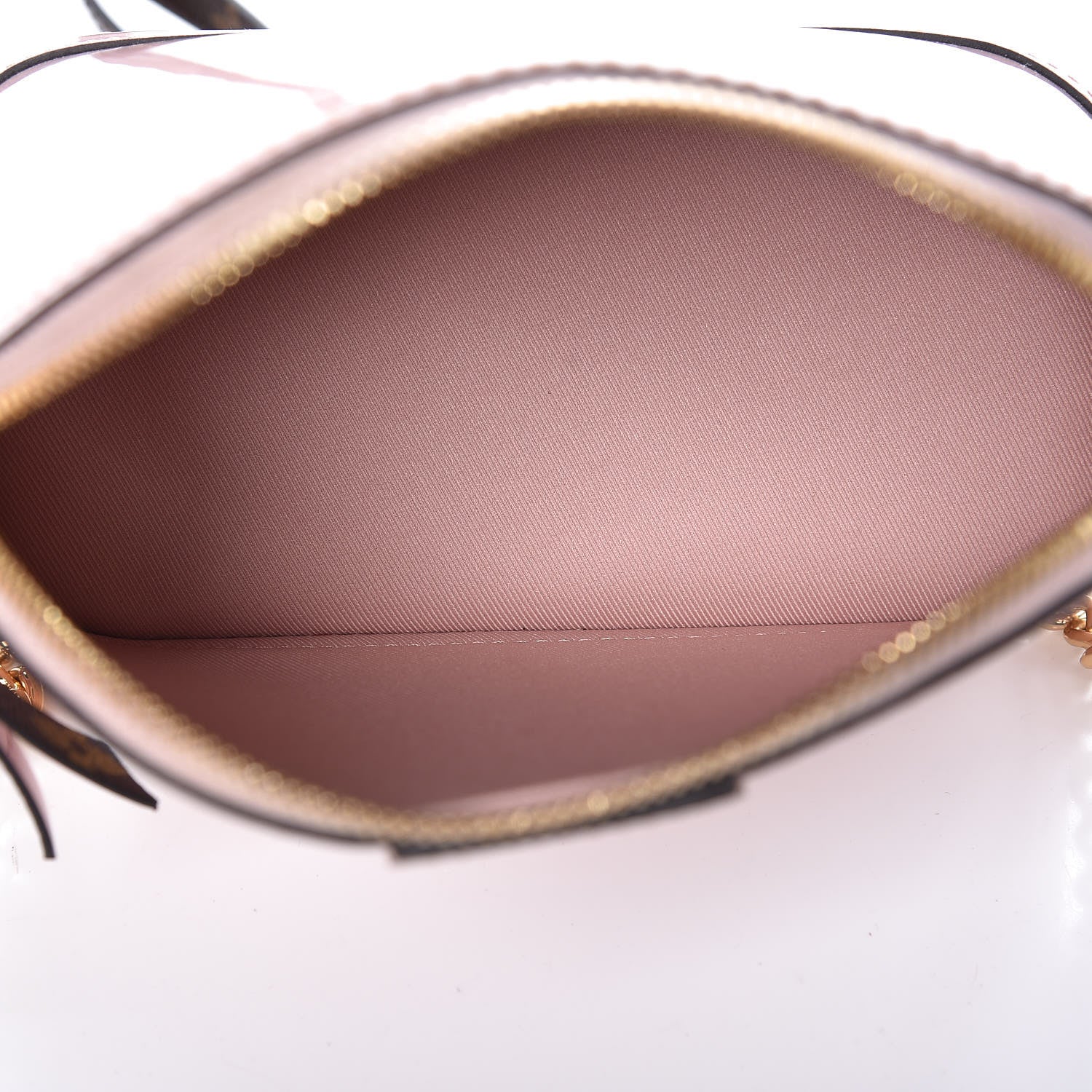 Louis Vuitton Vernis Monogram Alma Mini Rose Ballerine 5 of 7