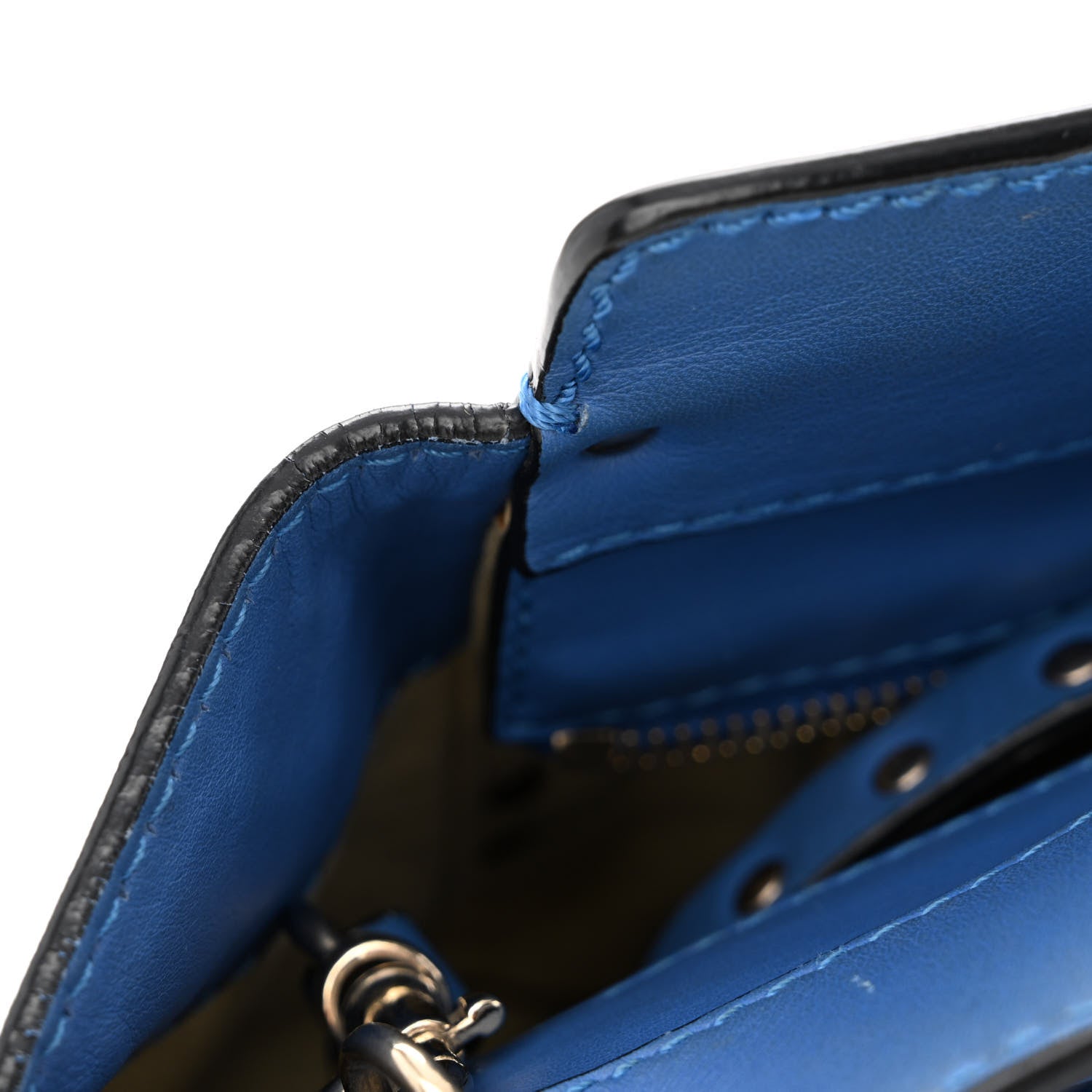 Valentino Garavani Vitello Mini Rockstud Double Handle Tote Light Sapphire 11 of 13