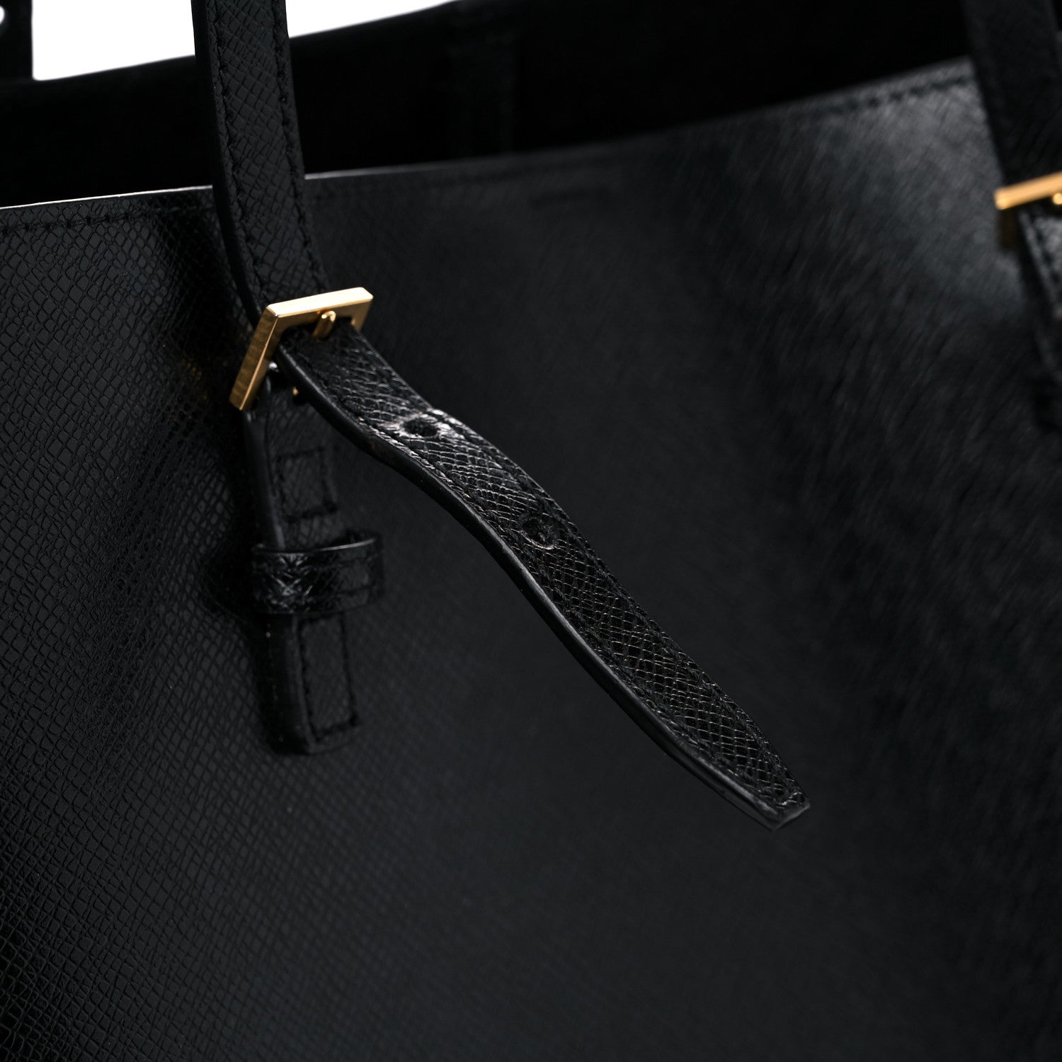 Saint Laurent Calfskin Large Shopping Tote Black 15 of 16