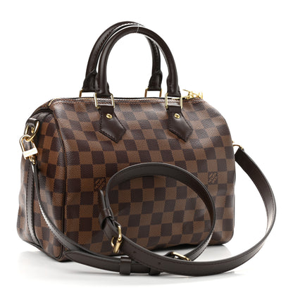 Louis Vuitton Damier Ebene Speedy Bandouliere 25 3 of 9