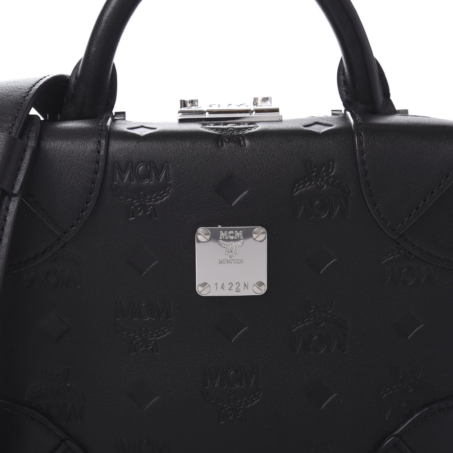 Calfskin Ottomar Monogram Small Berlin Crossbody Black