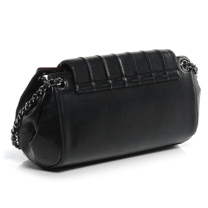 Chanel Vertical Quilt Lambskin Small Accordion Flap Black 3 of 9