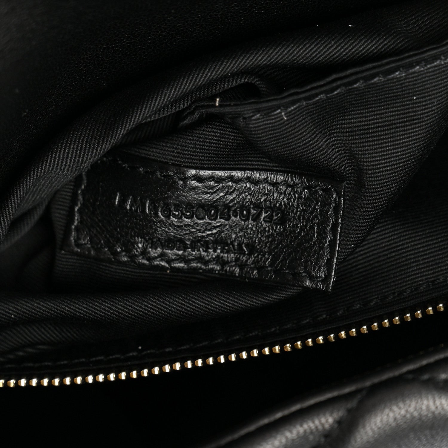 Saint Laurent Lambskin Quilted Sade Puffer Envelope Clutch Black 7 of 10