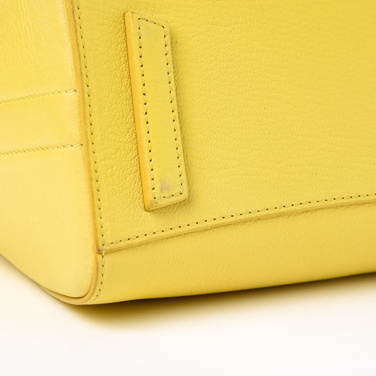 Givenchy Sugar Goatskin Mini Antigona Yellow 8 of 9