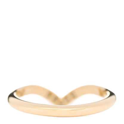 Tiffany 18K Yellow Gold Diamond .04ctw Soleste V Band Ring 47 4 3 of 5