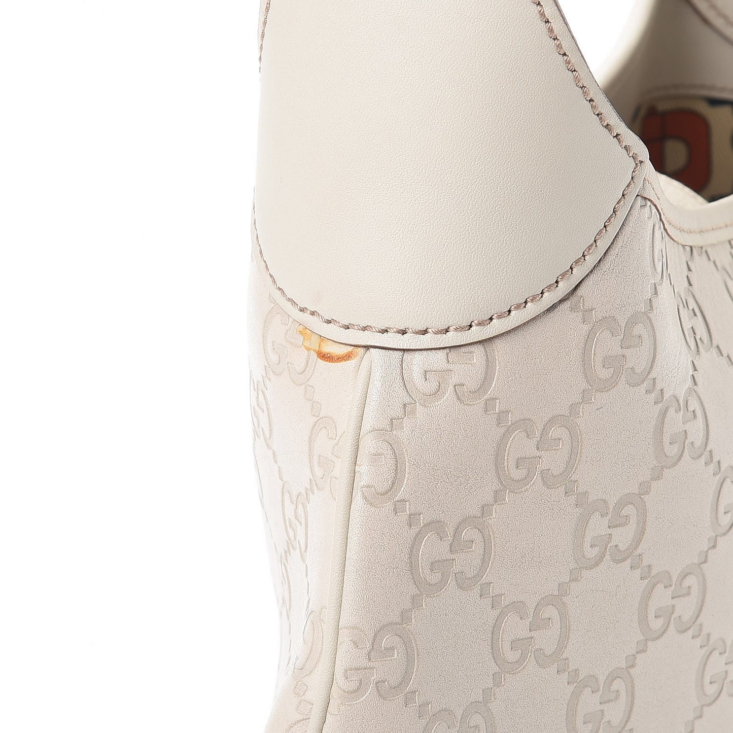 Guccissima Punch Hobo Bag White