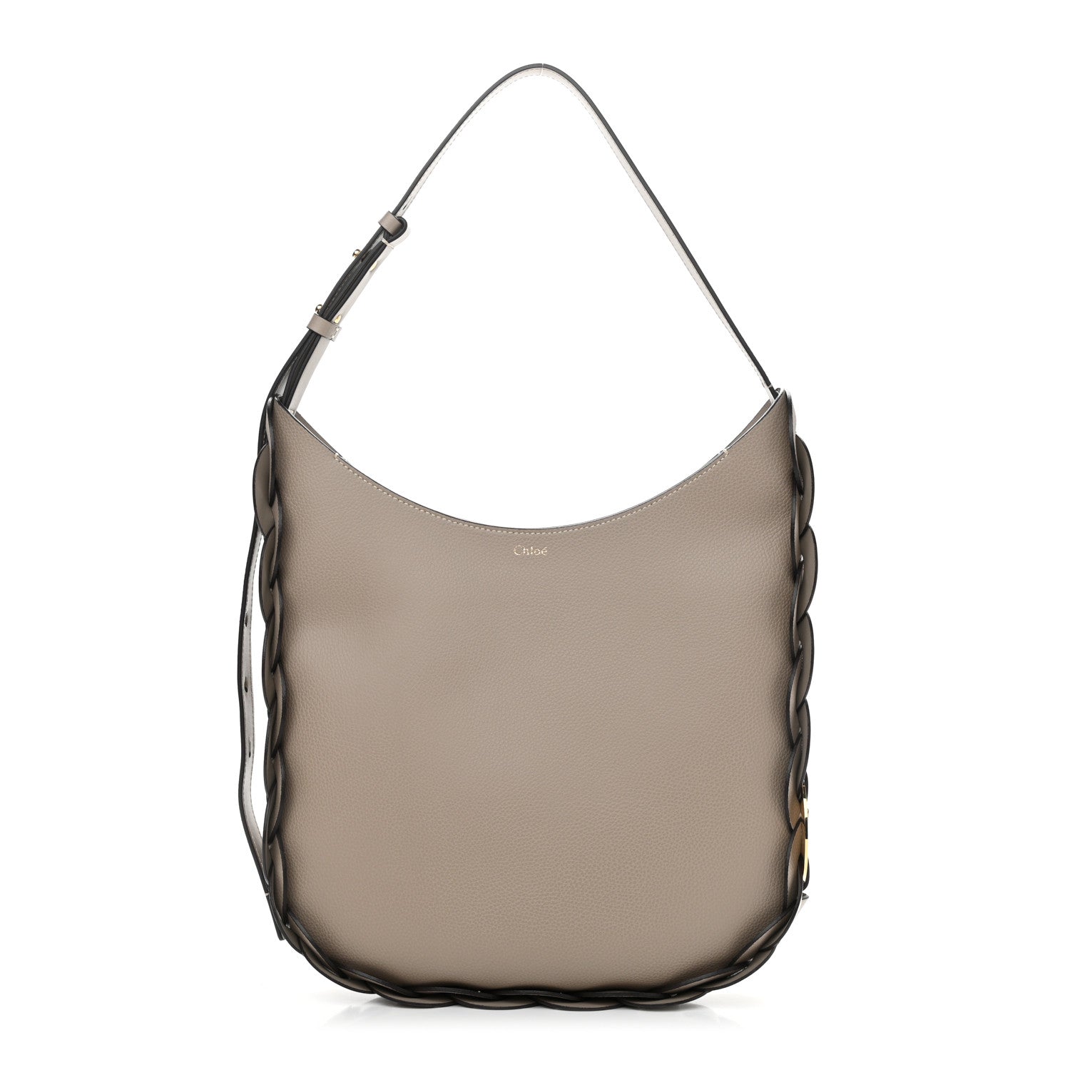 Chloe Small Grain Smooth Calfskin Medium Darryl Hobo Motty Grey 1 of 9