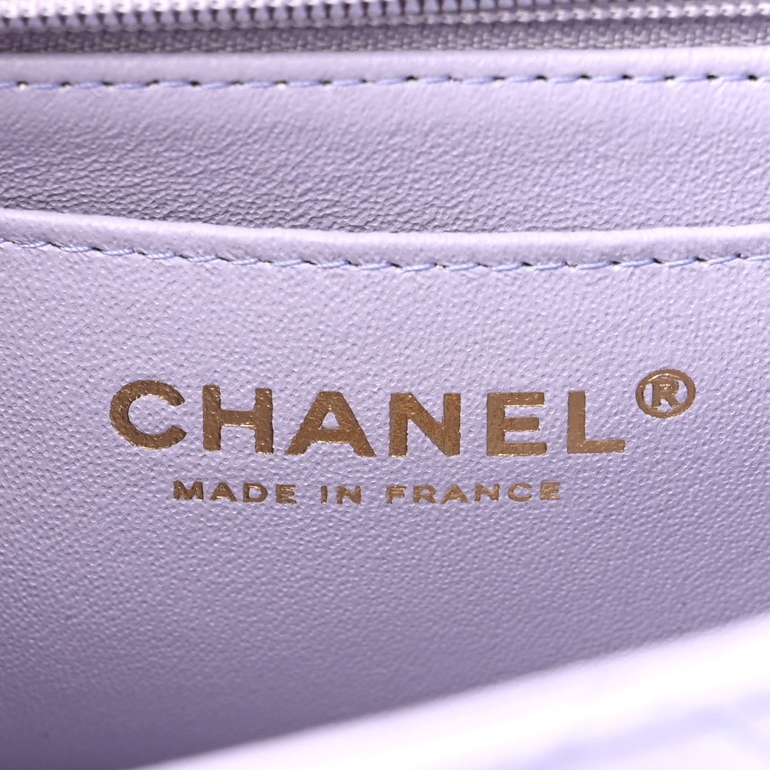 Chanel Lambskin Quilted Mini Top Handle Rectangular Flap Light Purple 6 of 10