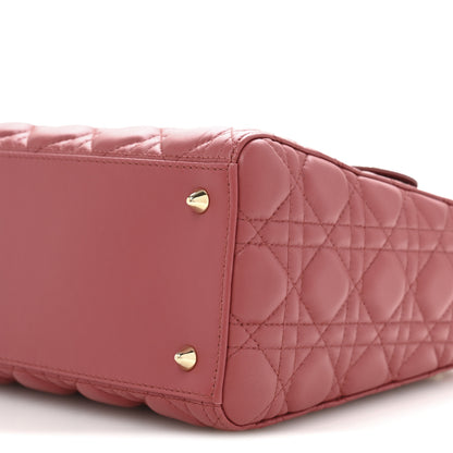 Christian Dior Lambskin Cannage Medium Lady Dior Pink Honey 10 of 13