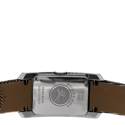 Burberry Stainless Steel Calfskin 20mm Heritage Nova Check Quartz Watch BU9503 4 of 5