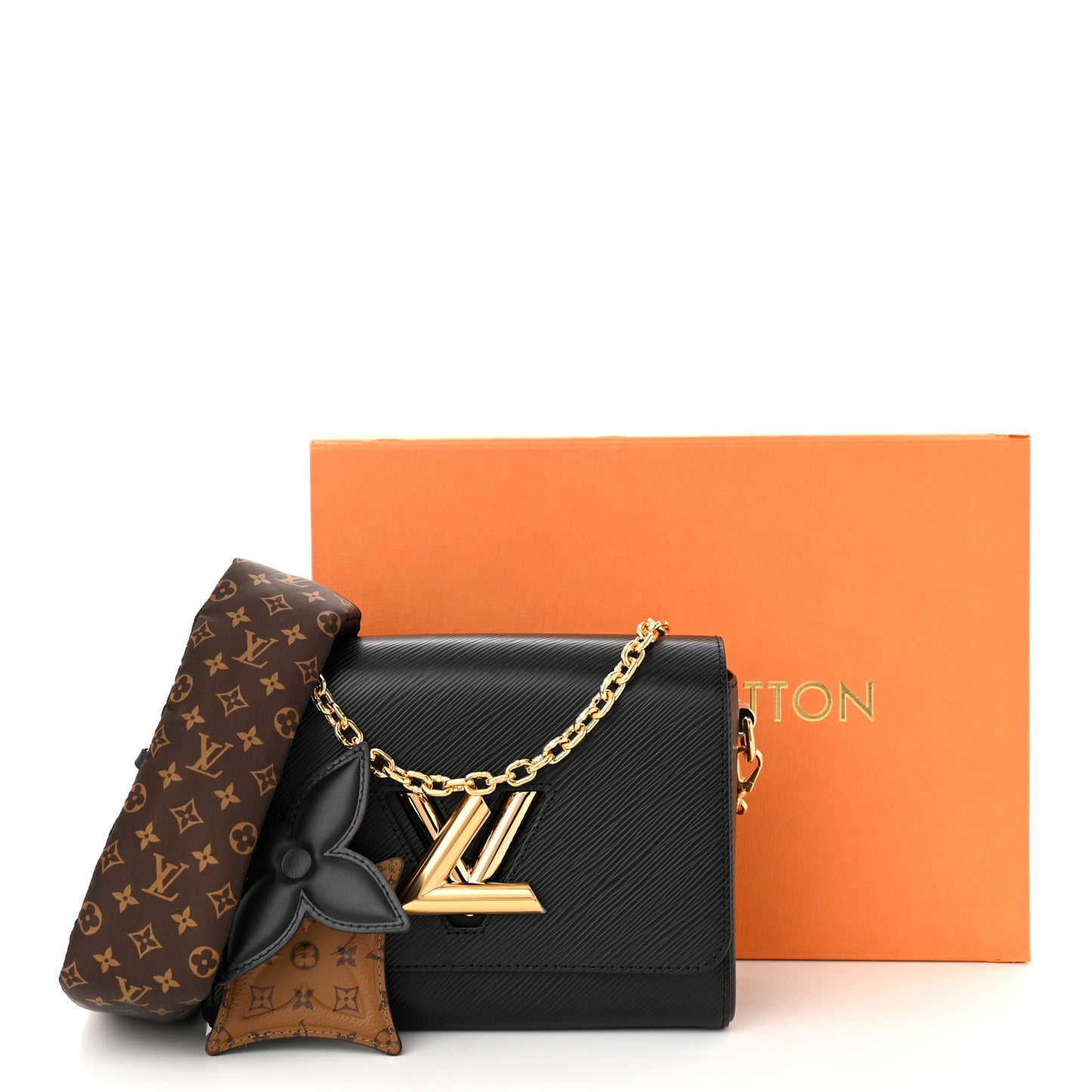 Epi Pillow Twist MM Shoulder Bag Black