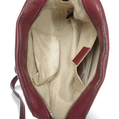 Gucci Pebbled Calfskin Studded Small Soho Disco Bag Soft Burgundy 5 of 19