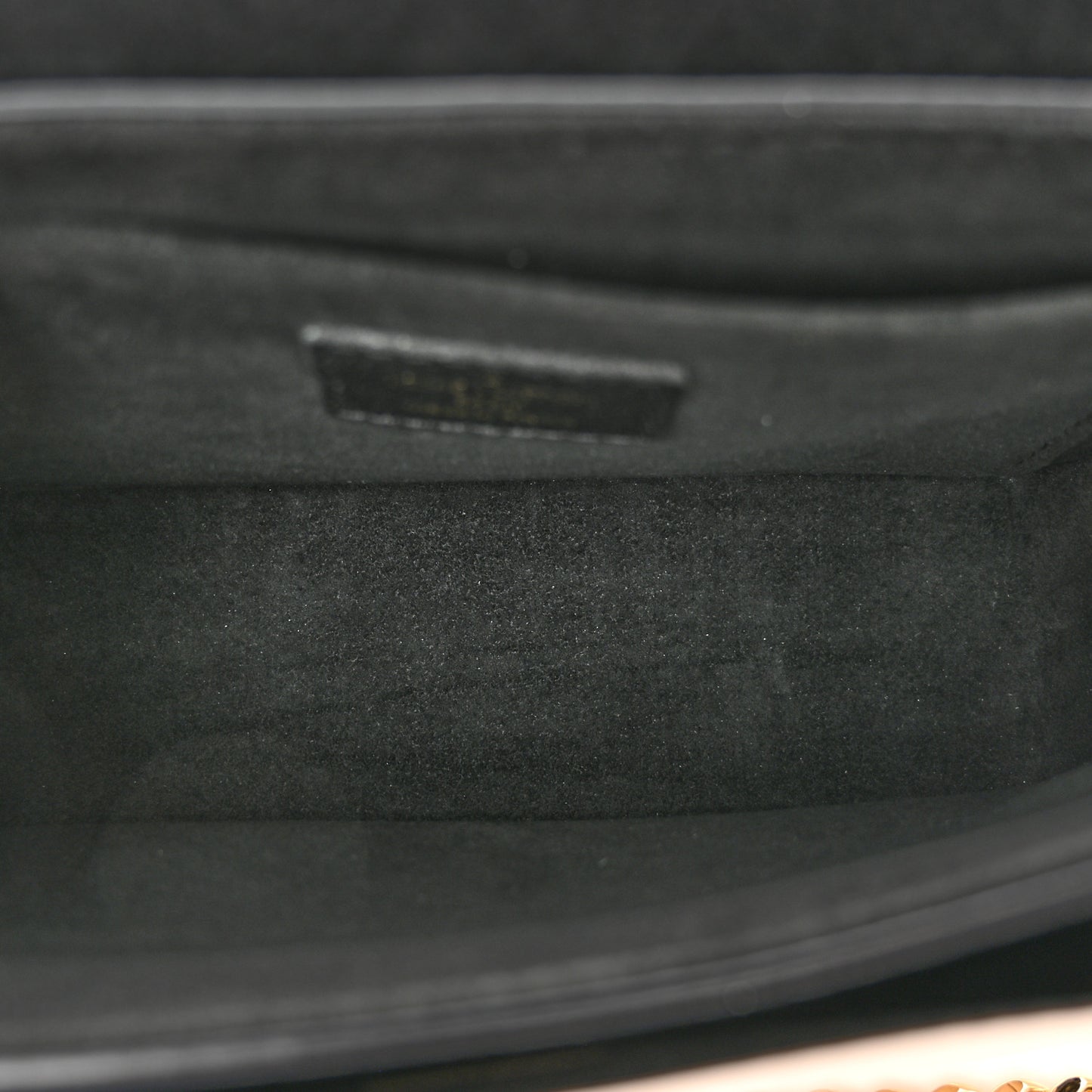 Grained Calfskin Lockme Tender Black