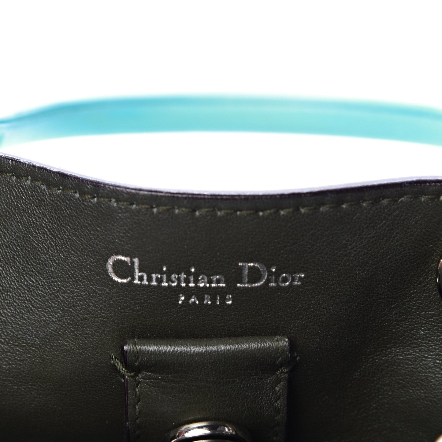 Smooth Calfskin Mini Diorissimo Tote Light Blue