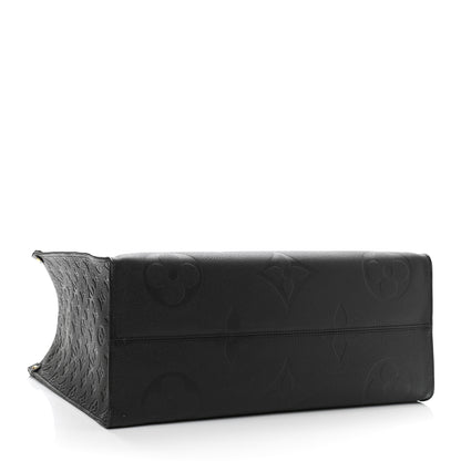 Louis Vuitton Empreinte Monogram Giant Onthego GM Black 4 of 10
