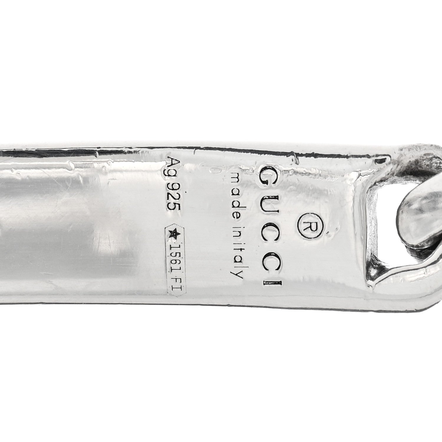 Gucci Sterling Silver GucciGhost Hamlet Skull ID Chain Bracelet 3 of 3