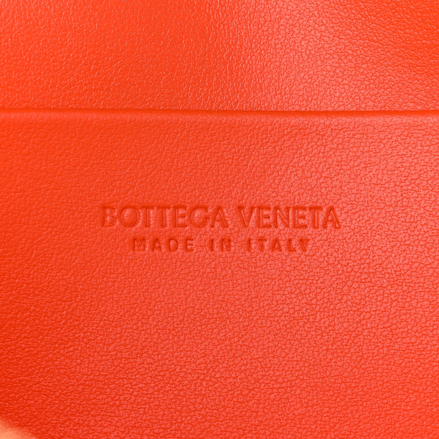 Bottega Veneta Calfskin Intrecciato Bang Bang Vanity Case Orange 6 of 9