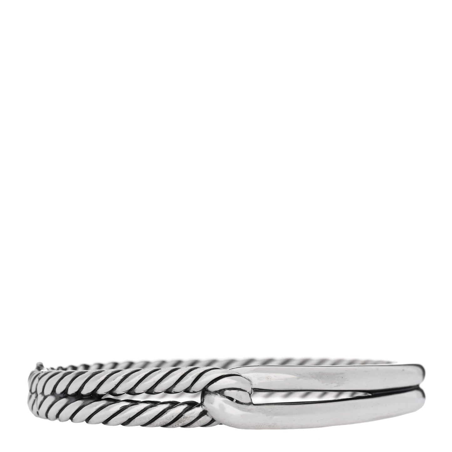 Sterling Silver 10mm Single Loop Labyrinth Bracelet