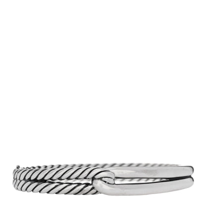 David Yurman Sterling Silver 10mm Single Loop Labyrinth Bracelet 1 of 3