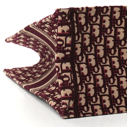 Christian Dior Oblique Large Book Tote Burgundy Multicolor 8 of 12