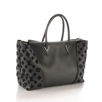 Louis Vuitton Veau Cachemire Tote W PM Black 3 of 7
