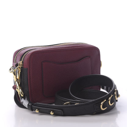 Marc Jacobs Supple Natural Grain Calfskin Softshot 21 Crossbody Bag Burgundy 3 of 9