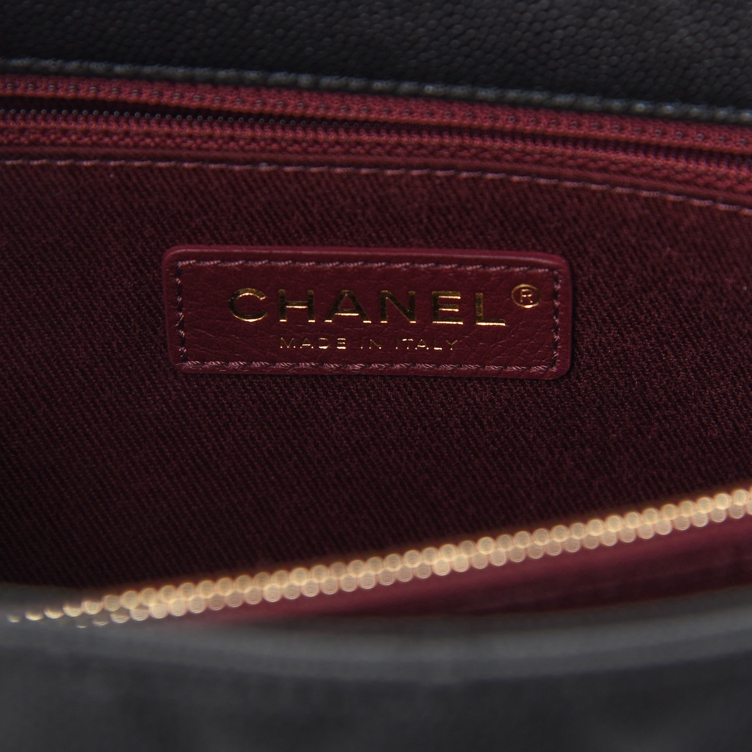 Chanel Caviar Quilted Medium Coco Handle Flap Black 6 of 9