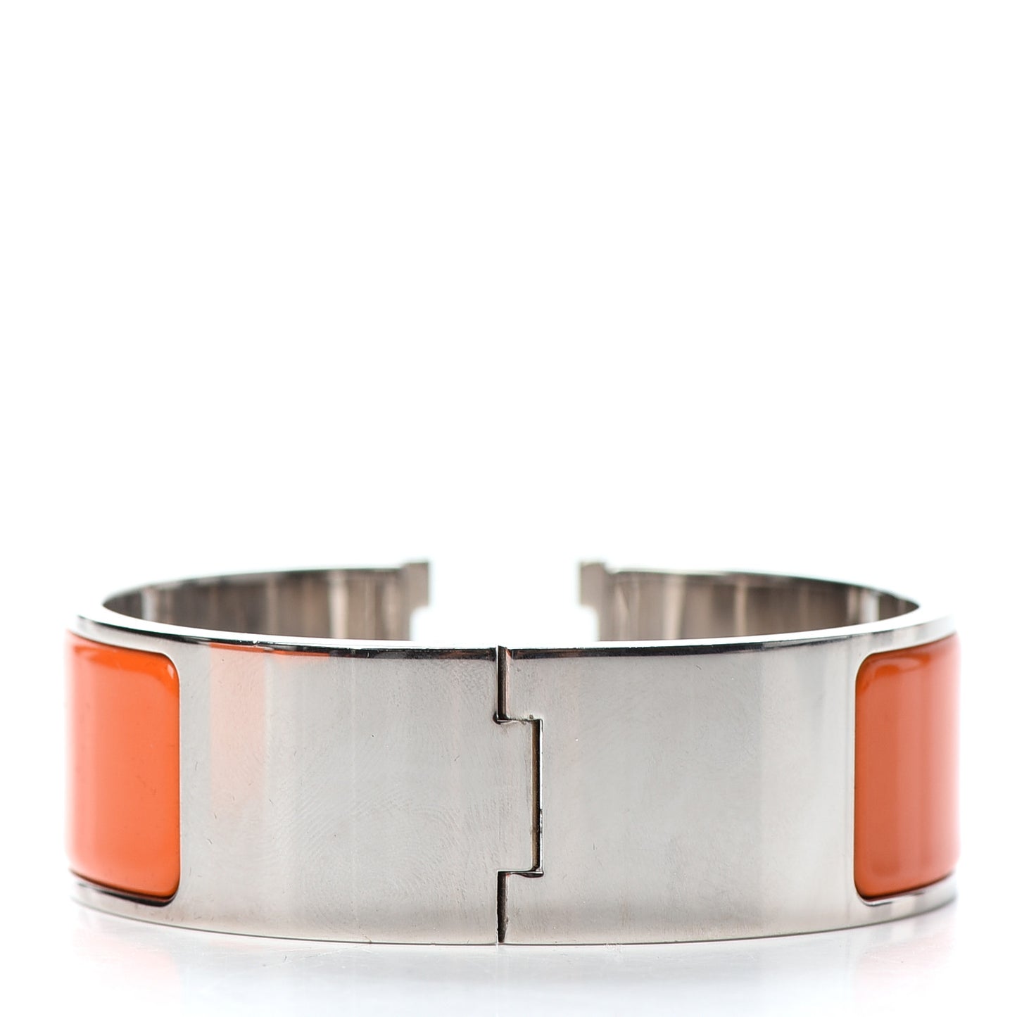 Enamel Wide Clic Clac H Bracelet PM Orange
