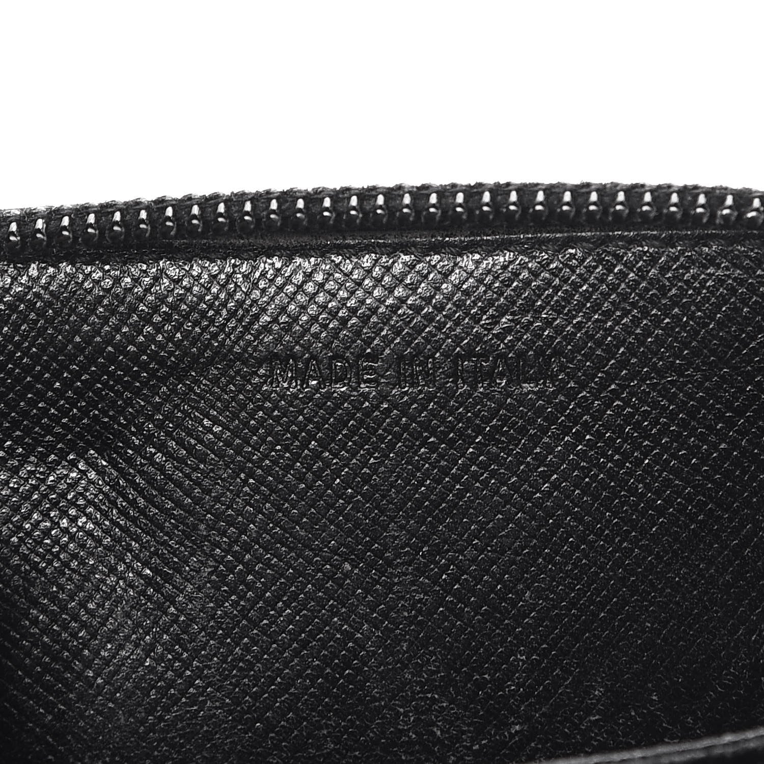 Prada Saffiano Coin Purse Black 7 of 13