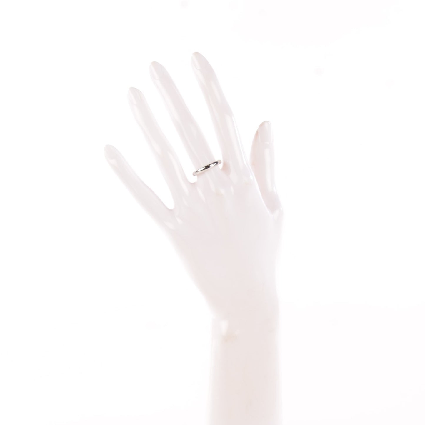 Platinum Diamond Elsa Peretti Band Ring 6